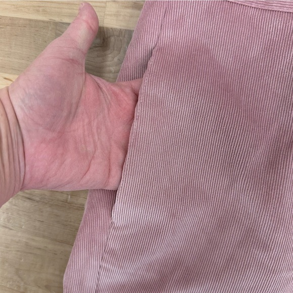 NEW Alfred Dunner Corduroy Pants Comfort Elastic Waist 12P Short Pink Blush - Picture 9 of 10